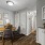 dining area with seating and bright lighting